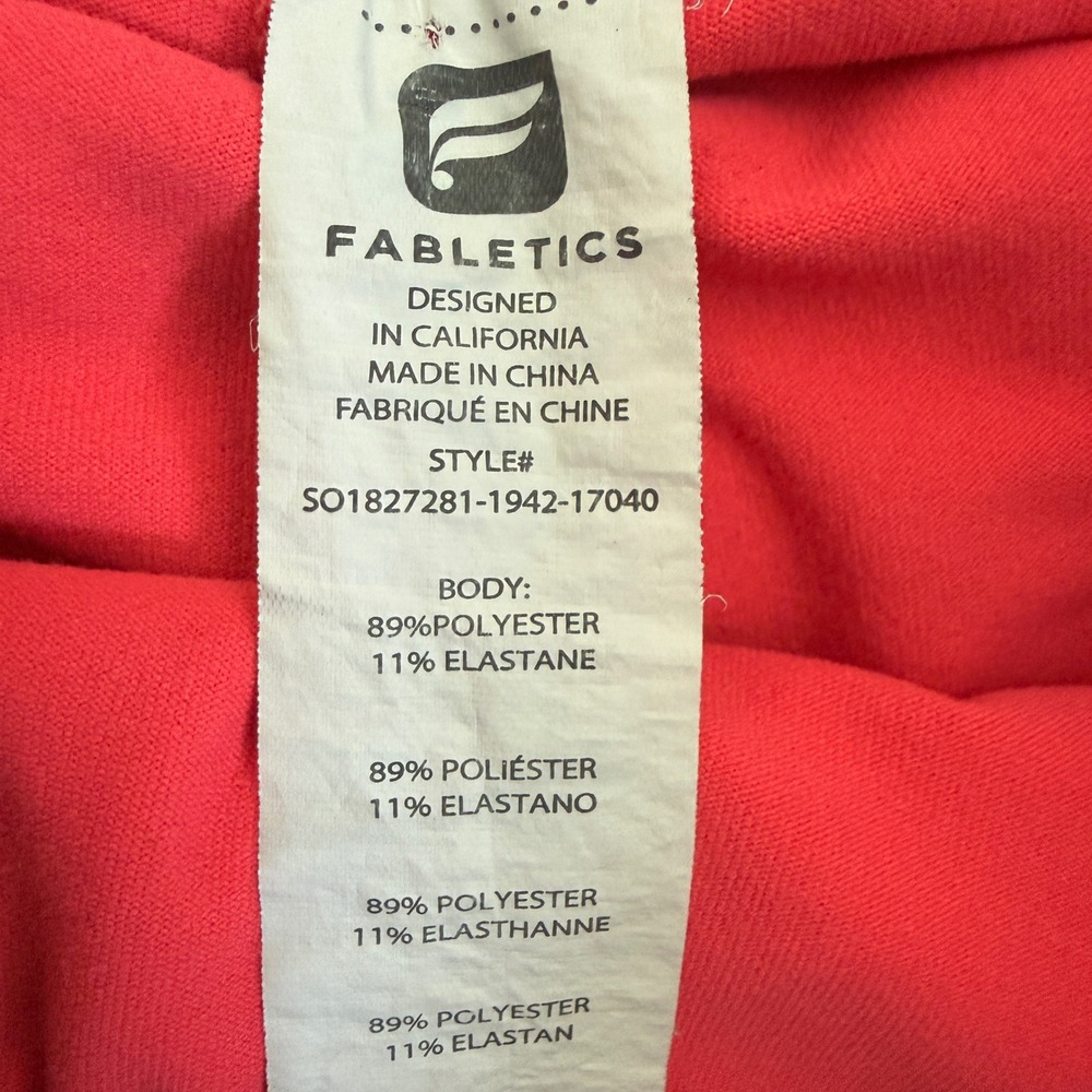 Fabletics 2-in-1 Athletic Shorts Women Small Multi-Color Chevron SO1827281-1942 - Picture 5 of 7